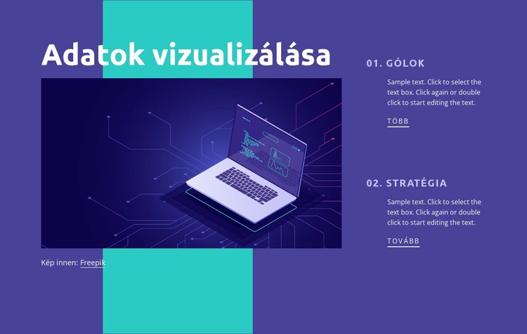 Adatközpont -hálózat HTML Sablon