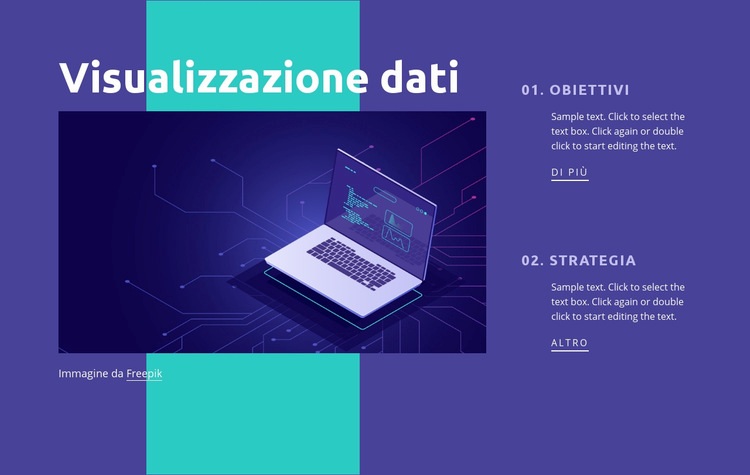 Rete di data center Modelli di Website Builder