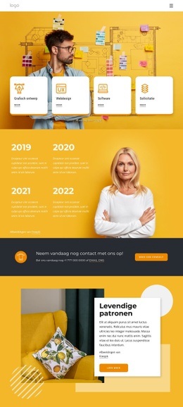 Modern Ontwerpbureau - Free HTML Website Builder