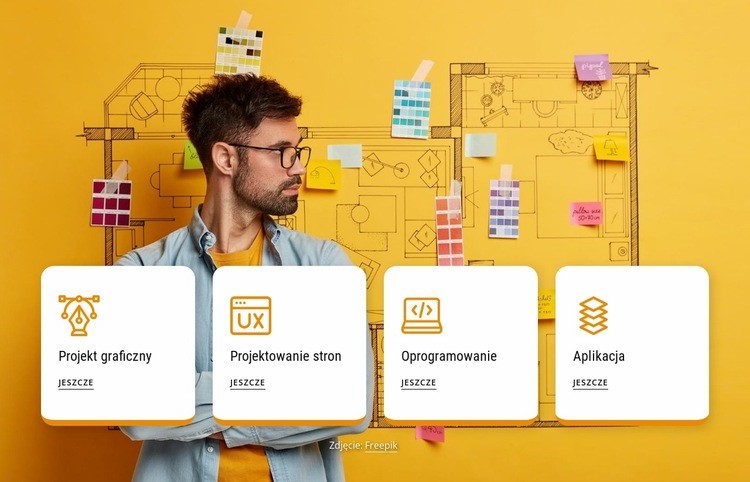 Projektowanie graficzne i internetowe Makieta strony internetowej