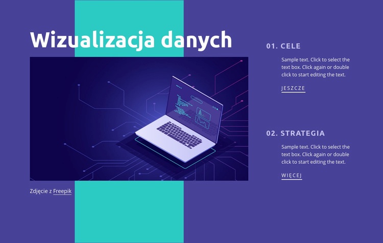 Sieć w centrum danych Szablon HTML5