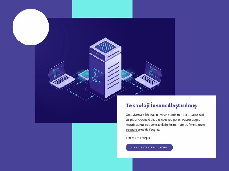 Kuruluşunuz için önemli olan çözümler Web Sitesi Mockup'ı