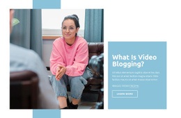Web Page Design For Video Blogging