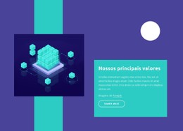 Layout CSS Para Nossos Principais Valores