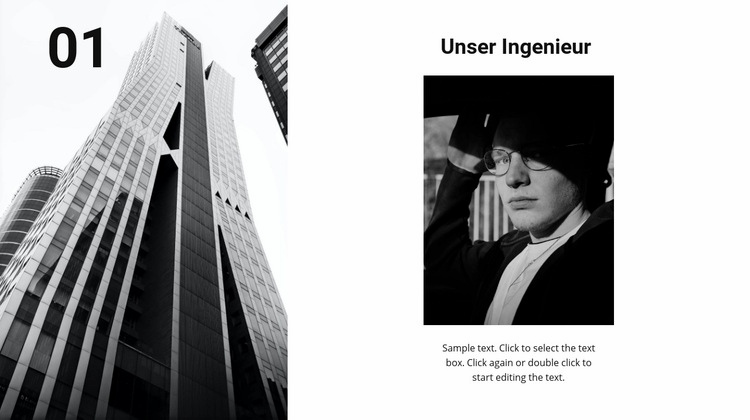 Unser Bauingenieur Website design