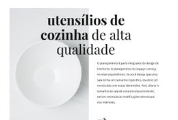 Design De Site Incrível Para Pratos Lindos