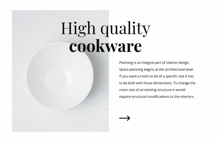 Beautiful dishes Squarespace Template Alternative