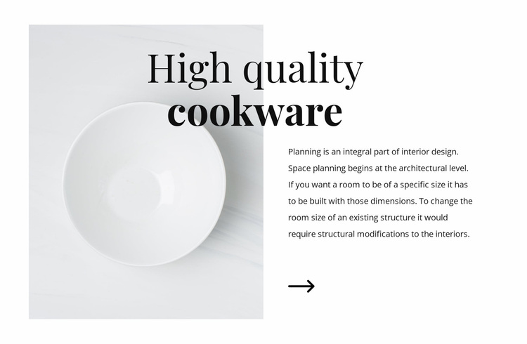 Beautiful dishes Website Design
