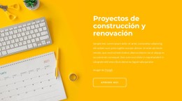 Proyectos De Renovación Sitio Web De Una Sola Página