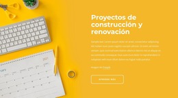 Proyectos De Renovación - Tema Joomla