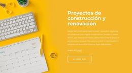 Proyectos De Renovación - Plantillas De Temas Html5 Gratuitas