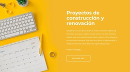 Proyectos De Renovación - Descarga Gratuita Del Tema De WordPress