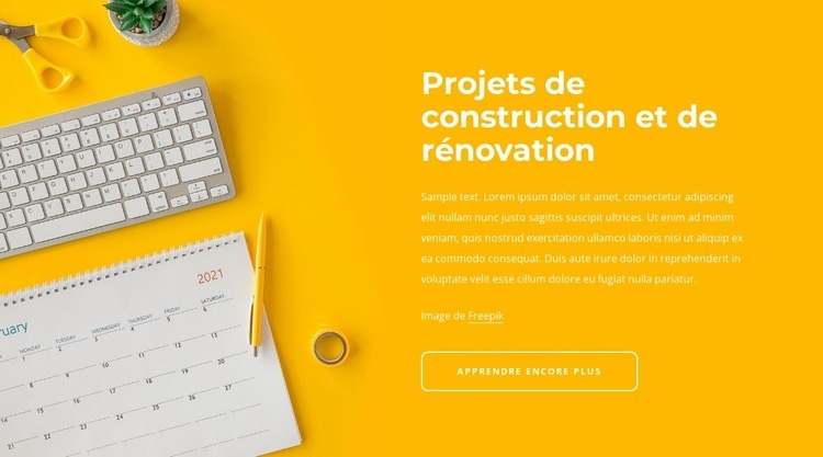 Projets de rénovation Conception de site Web