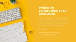 Projets De Rénovation : Modèle D'Amorçage D'Une Page