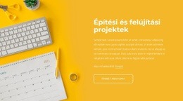 Felújítási Projektek Egyoldalas Webhely