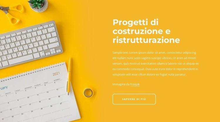 Progetti di ristrutturazione Costruttore di siti web HTML