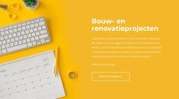 Renovatie Projecten - Sjabloon Voor Één Pagina