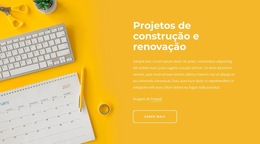 Projetos De Renovação - Página De Destino