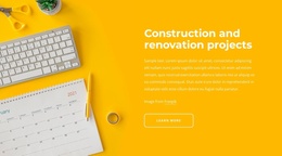 Renovation Projects - Free Html5 Theme Templates
