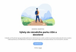 Prohlídky Amerického Národního Parku Jednostránkový Web