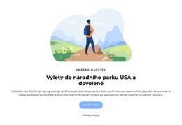 Prohlídky Amerického Národního Parku - Responzivní Design