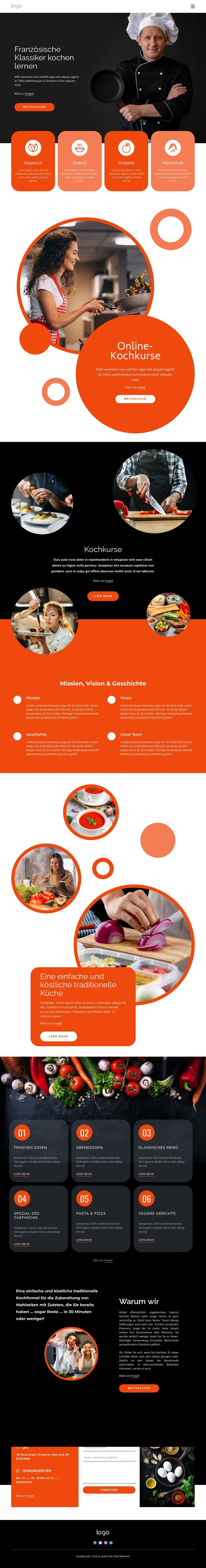 Lerne zu Kochen WordPress-Theme