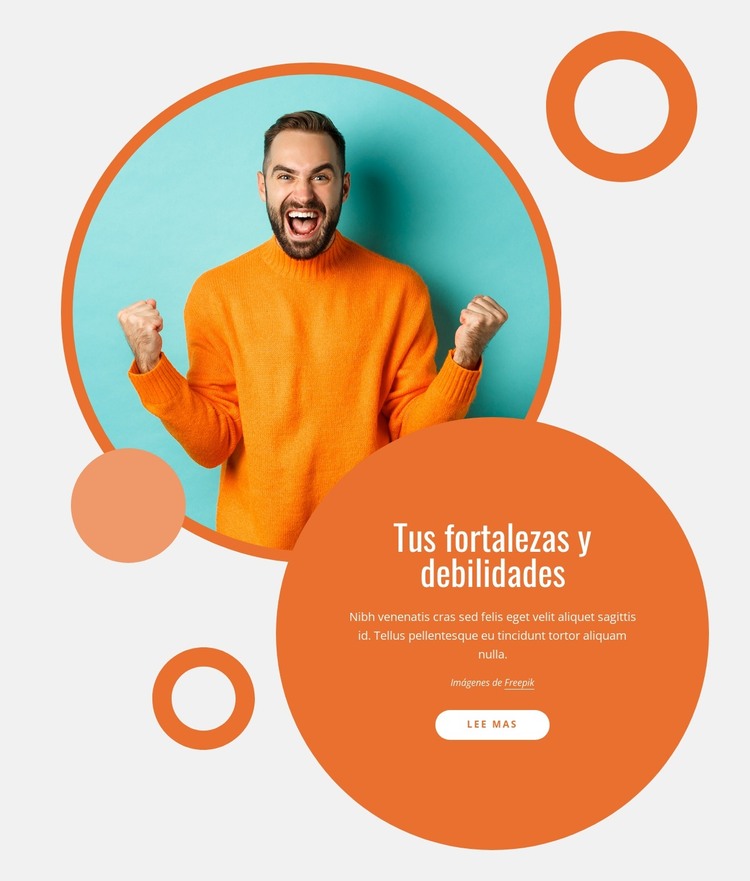 Tus fortalezas y debilidades Plantilla HTML