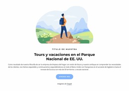 Excursiones A Parques Nacionales De EE. UU.: La Mejor Plantilla Gratuita Para Joomla