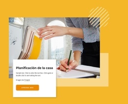 Planificación De La Casa Plantilla De Una Página