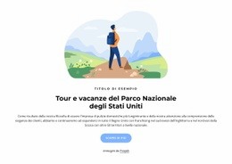 Modello Online Gratuito Per Tour Del Parco Nazionale Degli Stati Uniti