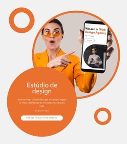 Construtor De Sites Pronto Para Usar Para Serviços De Design Para Clientes