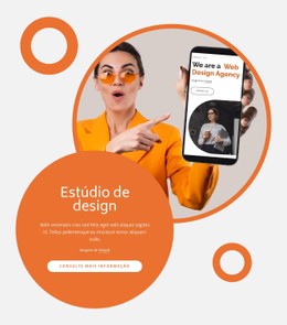 Serviços De Design Para Clientes Modelo HTML CSS Responsivo