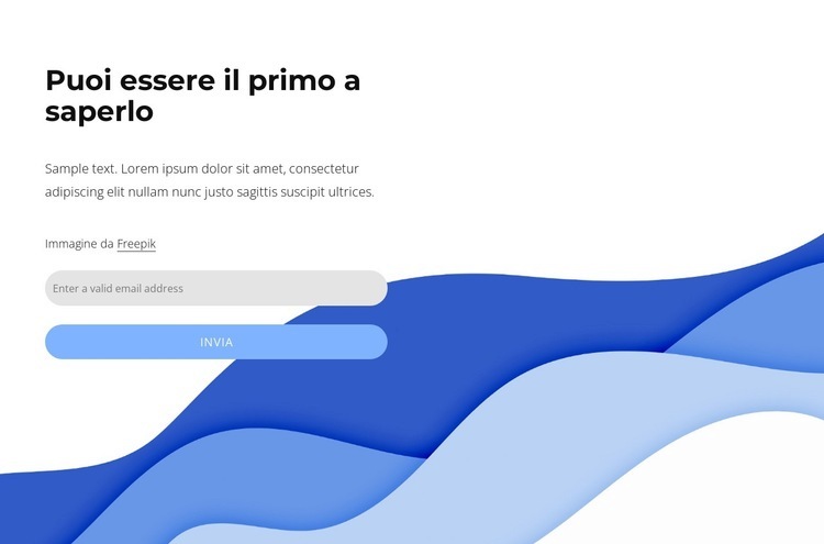 Sii il primo a conoscere il blocco Progettazione di siti web