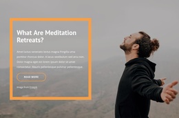 Meditation Retreat - Page Builder Templates Free