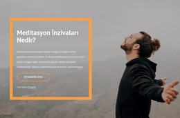 Meditasyon Inzivası - HTML Sayfası Şablonu