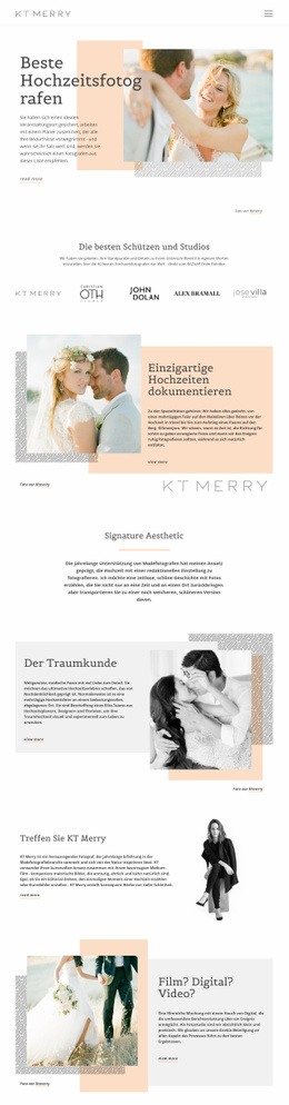 Hochzeitsfotografen E-Mail-Signatur-Designs Vorlagen Von