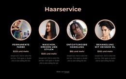 Kreativste Joomla-Vorlage Für Dienstleistungen Rund Ums Haar