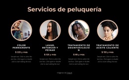 Diseño De Sitio Web Premium Para Servicios De Peluquería