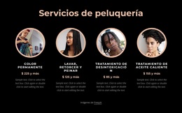 Servicios De Peluquería - Tema Responsivo De WordPress