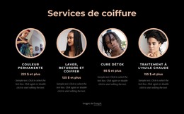 Services De Coiffure – Site Web De Commerce Électronique