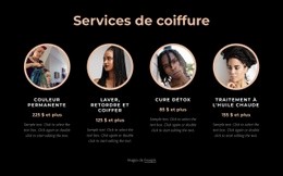 Services De Coiffure - Modèle HTML5, Réactif, Gratuit