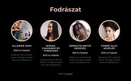 Fodrász Szolgáltatások – Reszponzív WordPress Téma