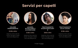 Servizi Per Capelli - Tema WordPress Reattivo