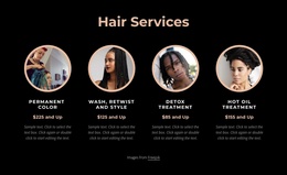 Most Creative Joomla Template For Hair Services