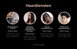 Website-Bestemmingspagina Voor Haardiensten