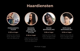 Haardiensten - Aanpasbare Professionele Websitebouwer