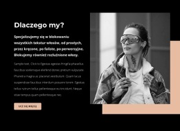 Ekskluzywny Szablon HTML5 Dla Styliści Dredów