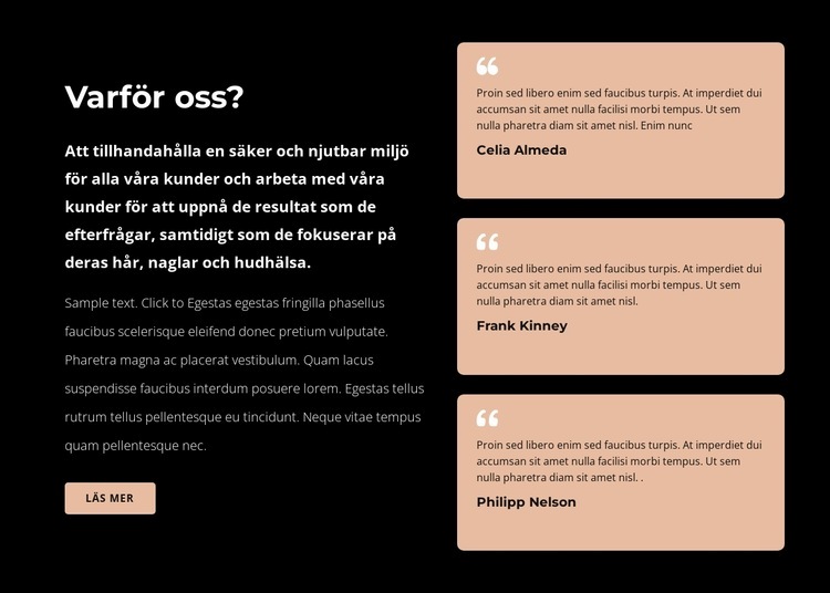 Text i rutnätsrepeater CSS -mall