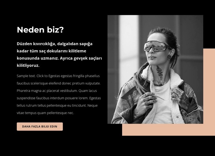 Dreadlock stilistleri Html Web Sitesi Oluşturucu