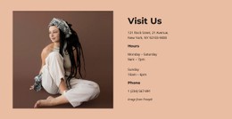 Visit Us Template HTML CSS Responsive